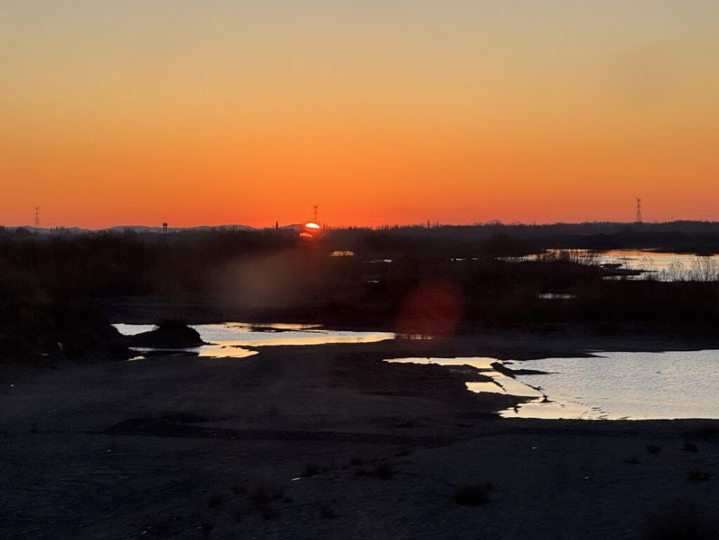 アルバニアの夕陽